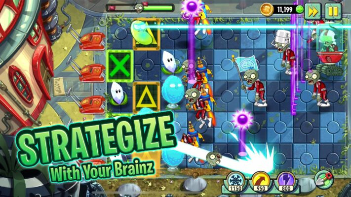 Các tính năng hấp dẫn của Plants vs Zombies 2 MOD