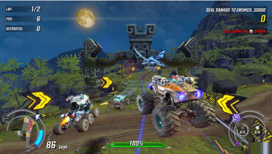 Cuộc đua sinh tồn đầy khốc liệt trong Race: Rocket Arena Car Extreme MOD APK