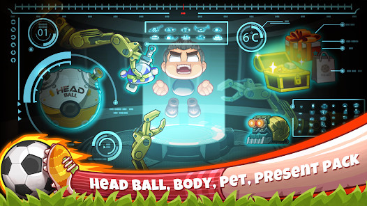 Đồ họa vui nhộn và âm thanh sống động trong Head Football MOD