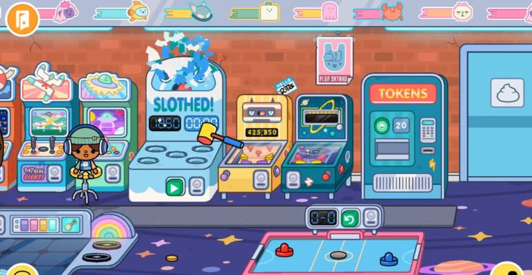 Giao diện trực quan dễ sử dụng của Toca Life City