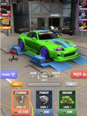 Dyno 2 Race MOD APK – Cuộc Đua Tùy Chỉnh Xe Hấp Dẫn