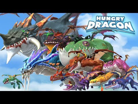 Tiến hóa rồng trong Hungry Dragon MOD APK để trở nên mạnh mẽ hơn