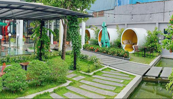 Trang trí khu vườn độc đáo