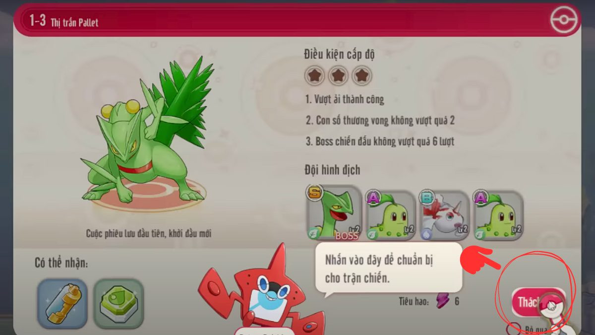 Hướng dẫn cách chơi Mega Huyền Thoại cơ bản cho người mới bước 3