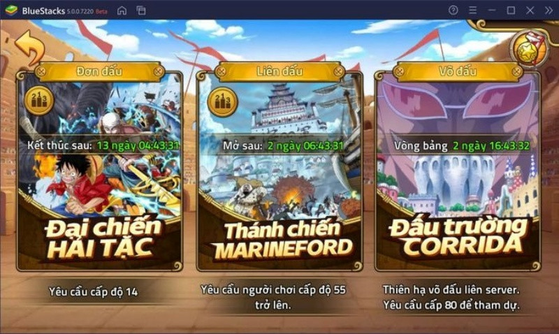 Khám phá các khu vực mới và thử thách