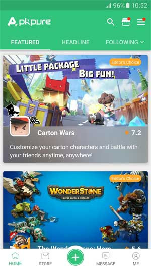 Tự do tải game không khả dụng ở quốc gia bạn với APKPure App for Android