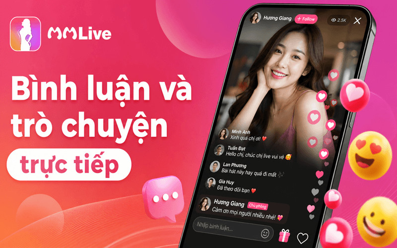 Tương tác sôi nổi qua phần bình luận và trò chuyện trực tuyến