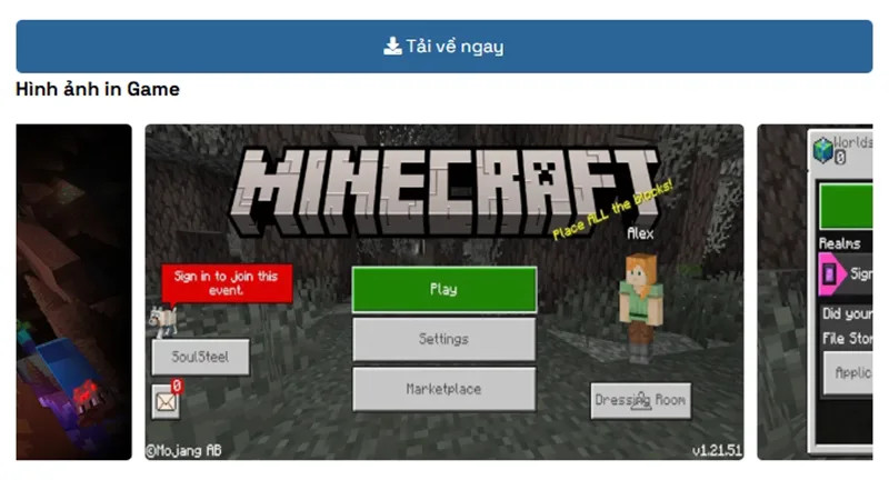 Cách tải Minecraft PE - Bước 2