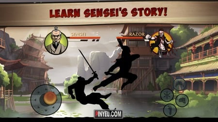 Cảnh chiến đấu mãn nhãn trong Shadow Fight 2 SE